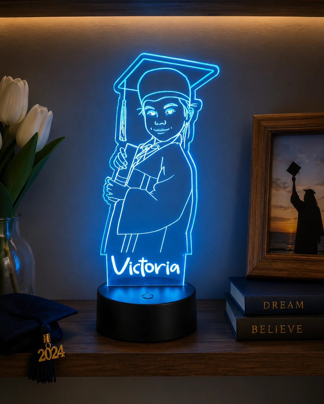 Acrylic LED Lamp Ideas for Gifts, Memorials, and Displays
